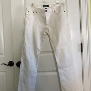 White boyfriend jeans by LRL Lauren Ralph Lauren